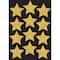 Ashley Productions 3" Gold Sparkle Stars Die-Cut Magnets, 12 Pieces Per Pack, 6 Packs